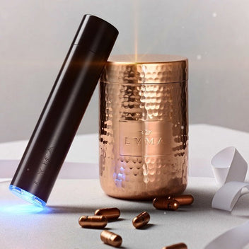 LYMA Laser and wellness supplements supporting healthier-looking skin, collagen production and healthy ageing through advanced science