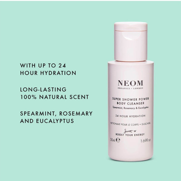 NEOM Super Shower Power Body Cleanser 50ml