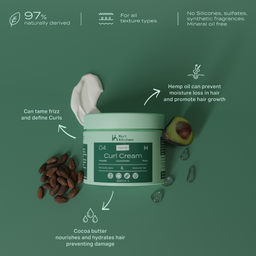 Kurl Kitchen Avocado and Hemp Curl Cream 350ml