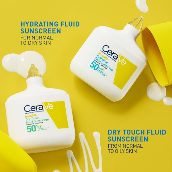CeraVe Invisible Dry Touch Fluid Sunscreen SPF50+ 50ml
