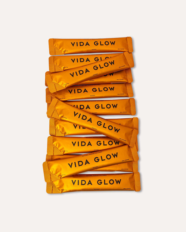 Ornage Vida Glow Natural Marine Collagen Sachets - Mango sachet