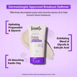 Coats Purifying Hydrating Clay Cleanser 150ml