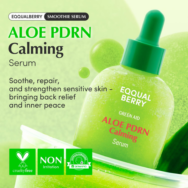 Eqqualberry Green Aid Aloe PDRN Calming Serum 30ml