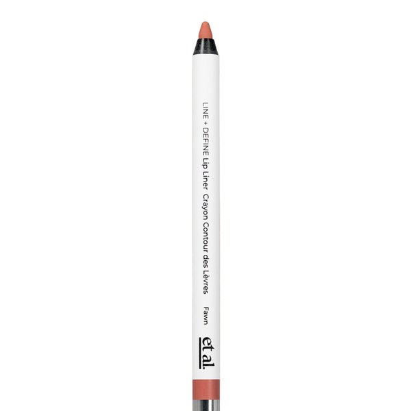 Lip liner with cap on a light gray background
