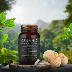 KIKI Health Organic Lion's Mane Mushroom Extract 60 Vegicaps