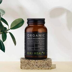 KIKI Health Organic 8 Multi Mushroom Extract Blend 60 Vegicaps