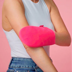 Skinny Tan Pink Velvet Application Mitt