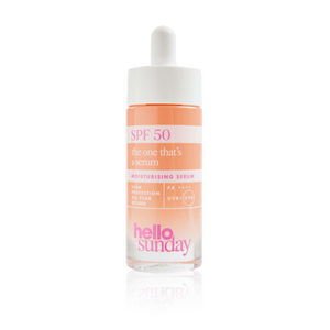 Hello Sunday The One That's A Serum SPF50 bottle