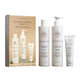Innersense hair care product set including bottles and a box on a white background