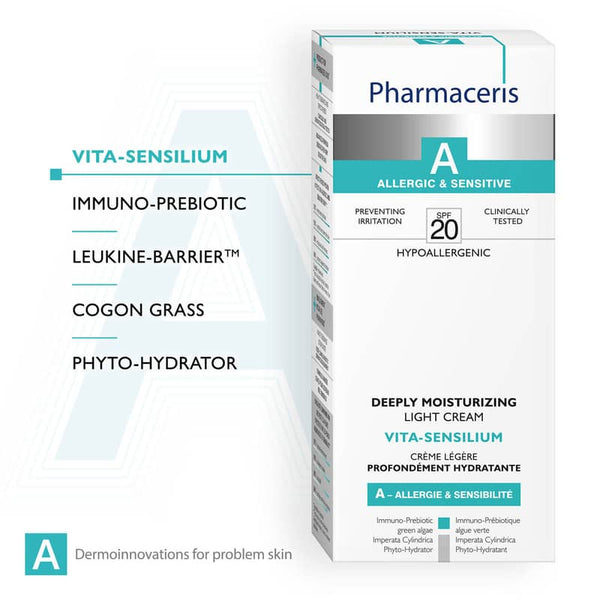 Pharmaceris A - Vita Senslium SPF 20 Moisturising Face Cream