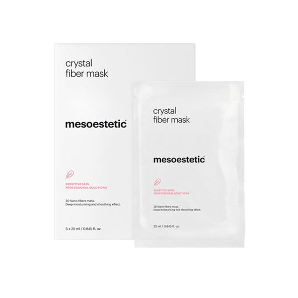 mesoestetic Post Peel Crystal Fiber Mask packaging