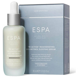 ESPA Tri-Active Regenerating Bio Retinol Sleeping Serum and packaging