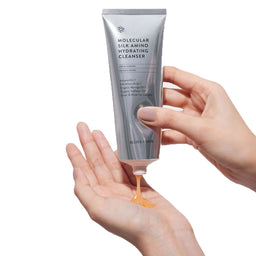 cleanser being applied