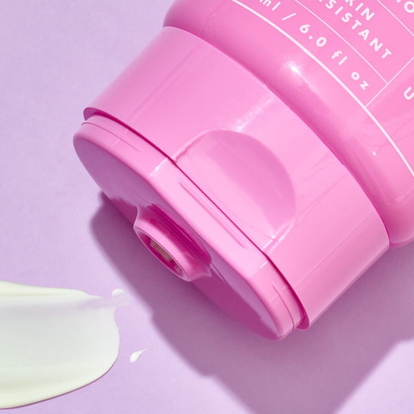 Hello Sunday The One For Your Body SPF 30 Body Lotion closeup showing the texture