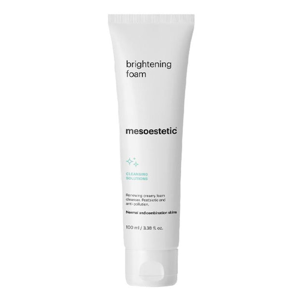 A tube of mesoestetic Facial Gel Cleanser (now Brightening Foam)