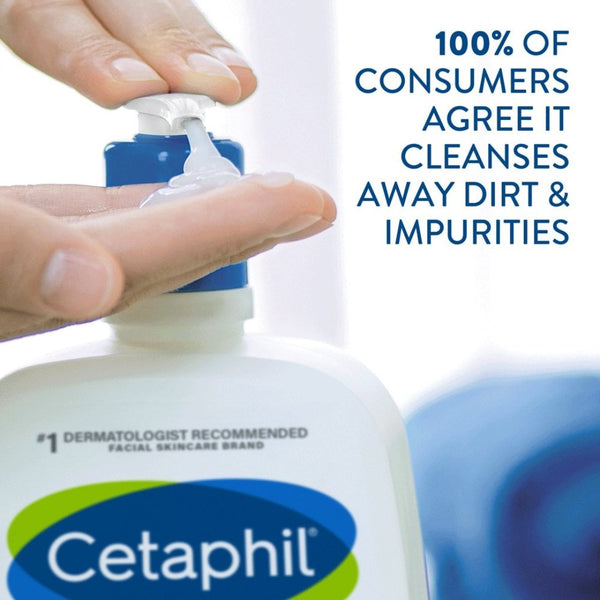 100% of consumers agree it cleanses away dirt and impurities