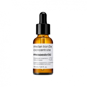 mesoestetic Melan Tran3x Intensive Depigmenting Concentrate container
