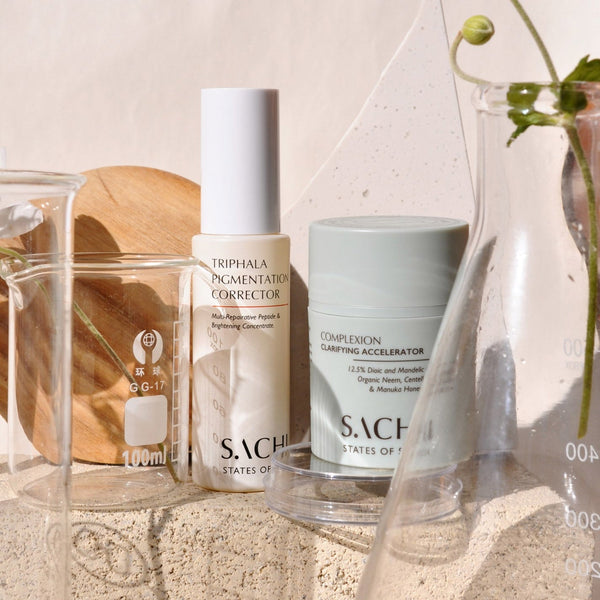 Sachi Skin skincare products designed to support brighter and more even-looking skin with barrier-focused care