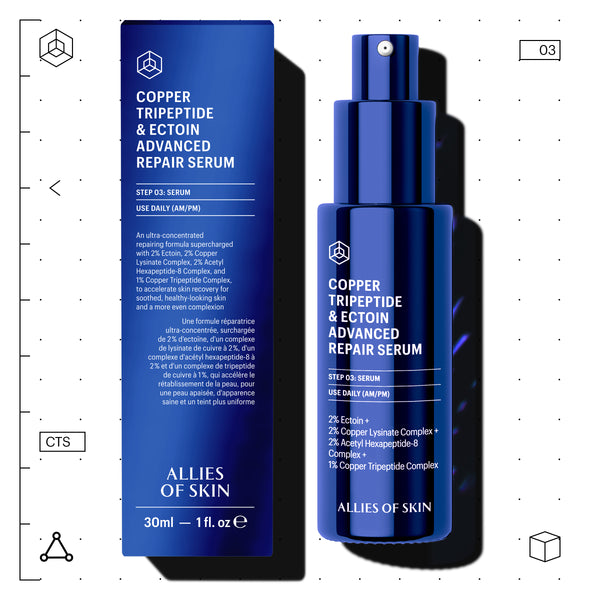 Allies of Skin Copper Tripeptide & Ectoin Advanced Repair Serum