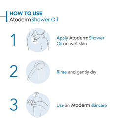 Bioderma Atoderm Shower Oil 500ml