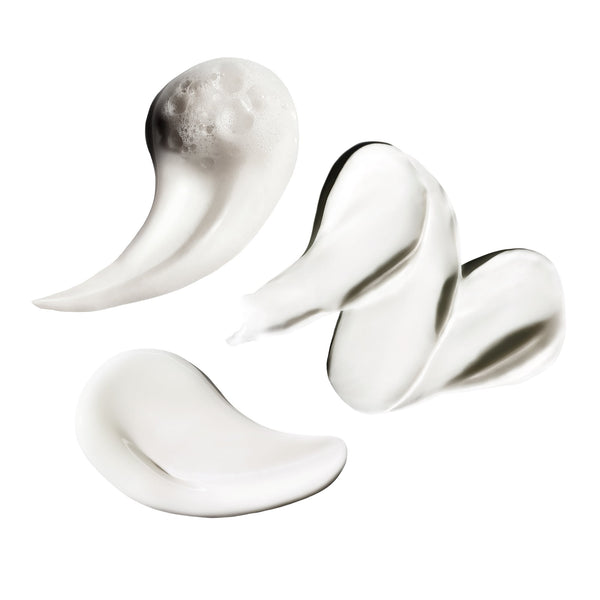 Three translucent, flexible silicone ear plugs in white and clear shades, arranged on a solid white background.
