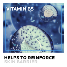 Vitamin B5 helps to reinforce skin barrier