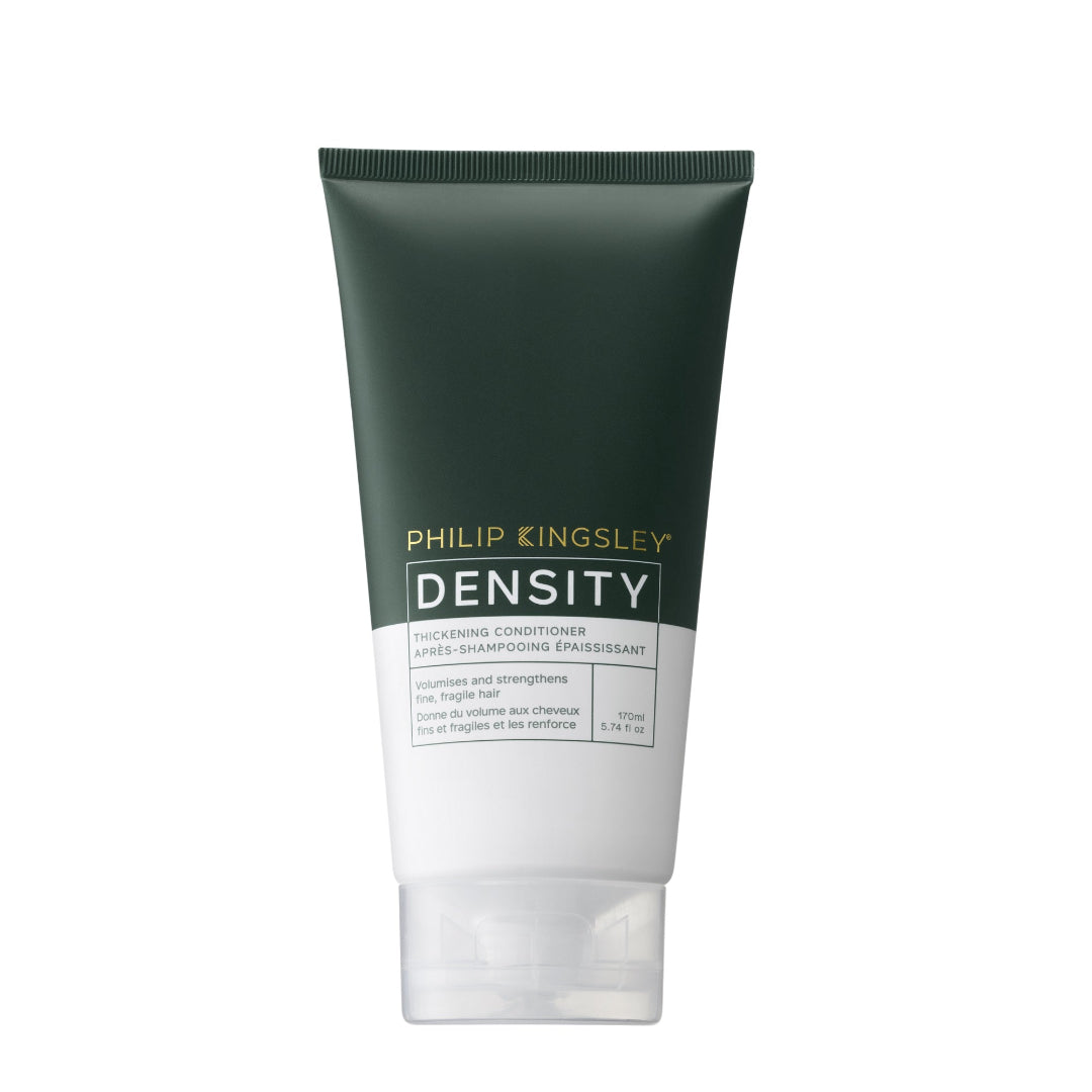 Tube of Philip Kingsley Density conditioner on a white background