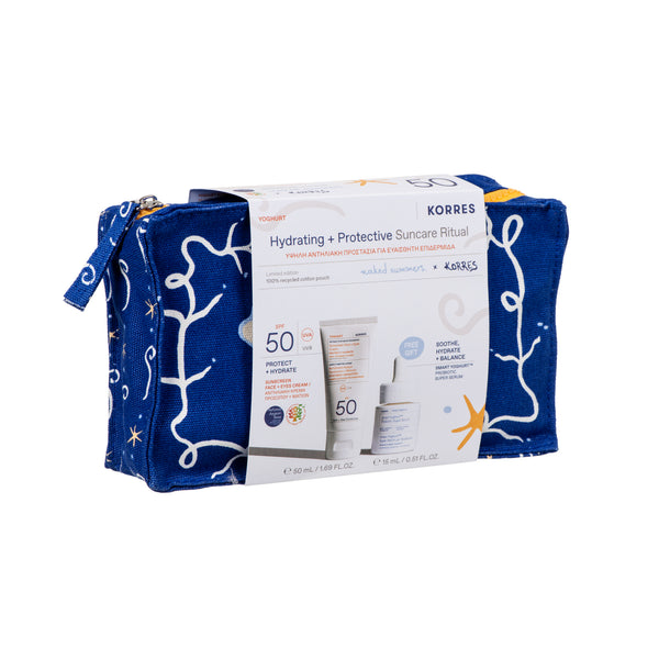 KORRES Naked Summers x Korres Yoghurt Sunscreen SPF 50 50ml & Smart Yoghurt Super Serum 15ml