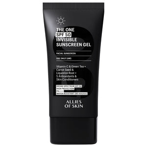 Allies of Skin THE ONE SPF 50 Invisible Sunscreen Gel 50ml