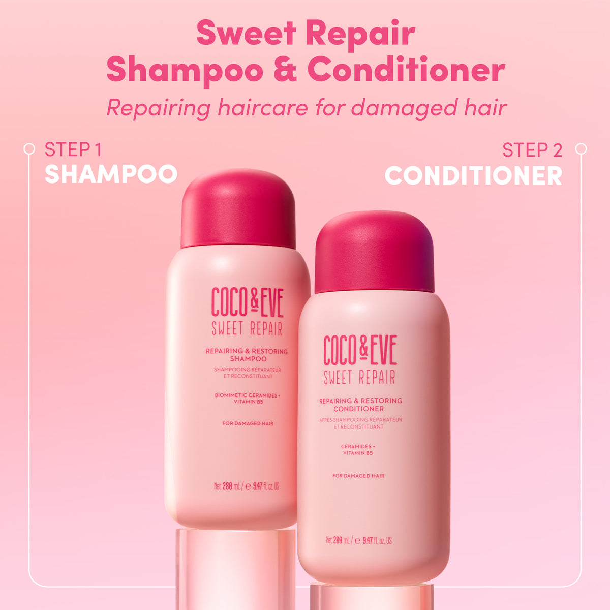 Coco & Eve Sweet Repair Repairing & Restoring Shampoo 280ml