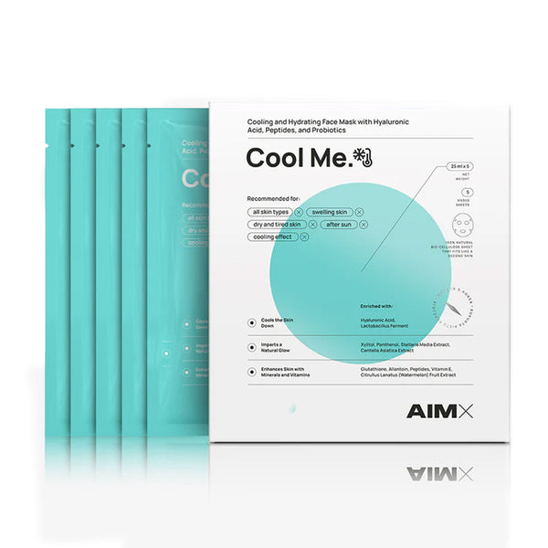 AimX Hydrating and cooling face mask with probiotics 