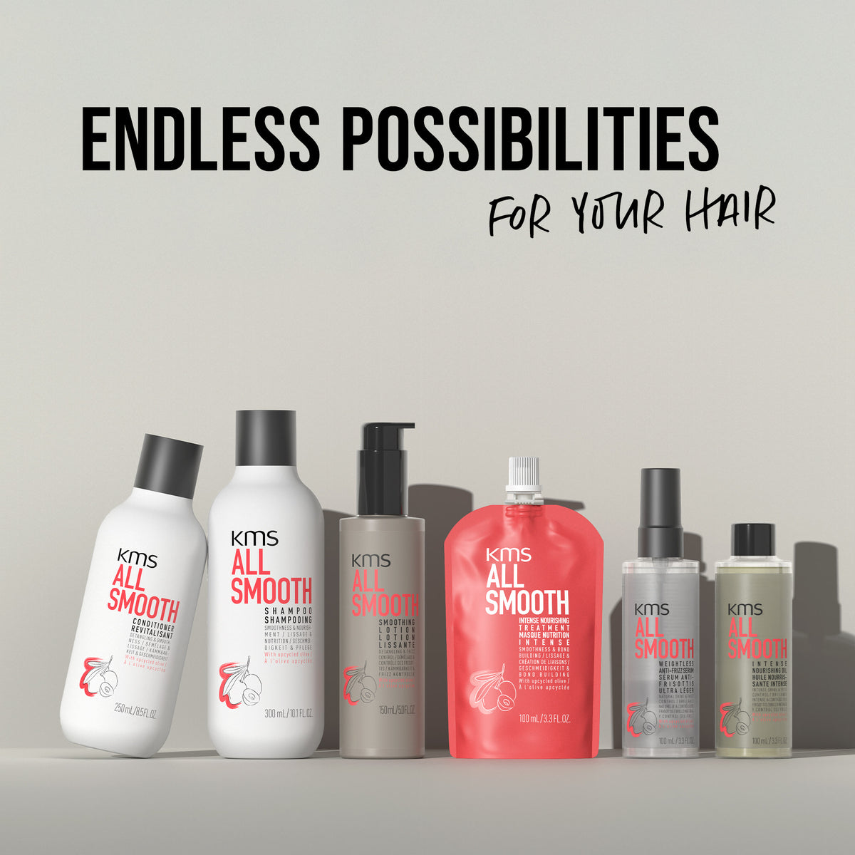 KMS All Smooth Conditioner 750ml