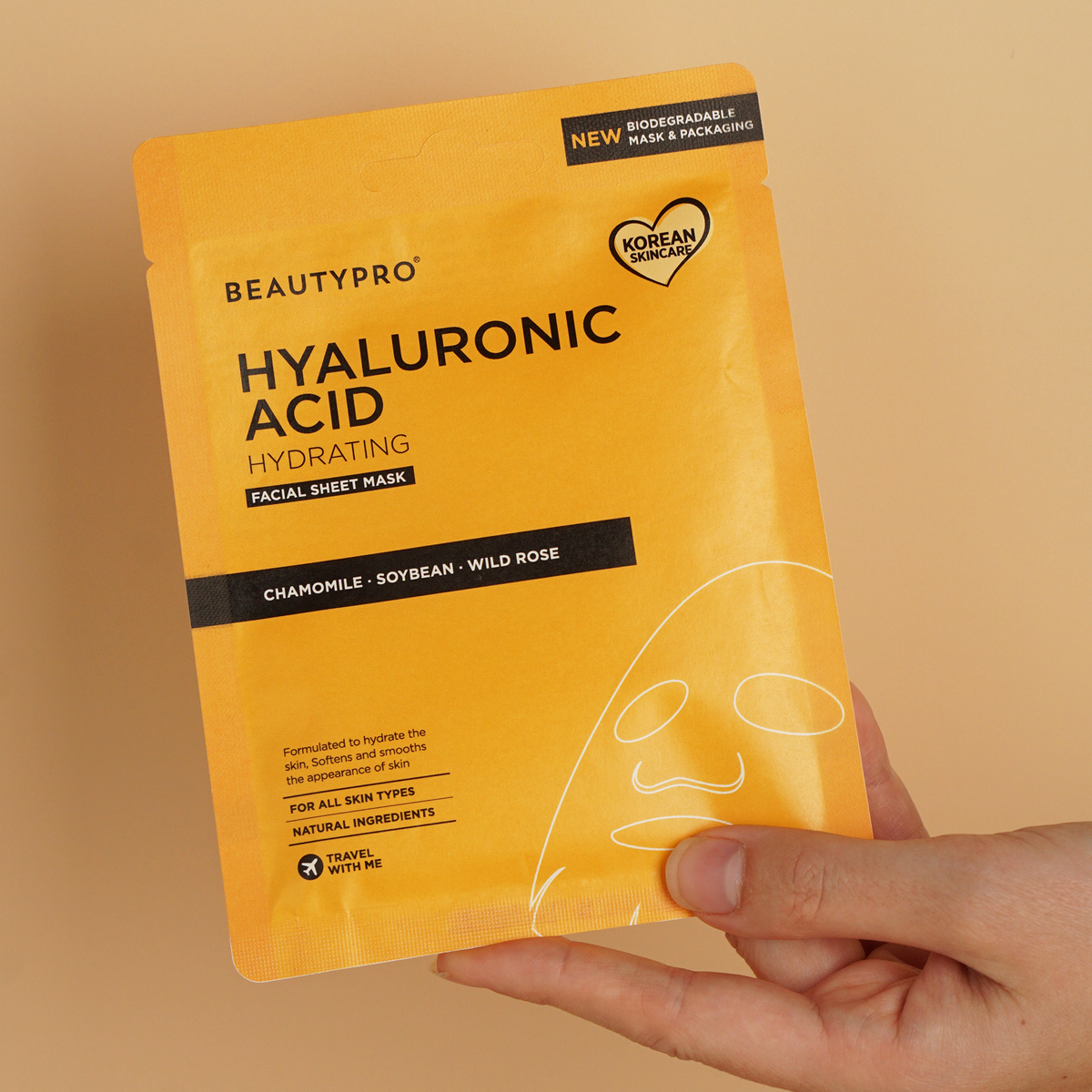 BEAUTYPRO HYALURONIC ACID Hydrating Sheet Mask