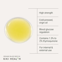 KIKI Health Organic Black Seed Oil 125ml