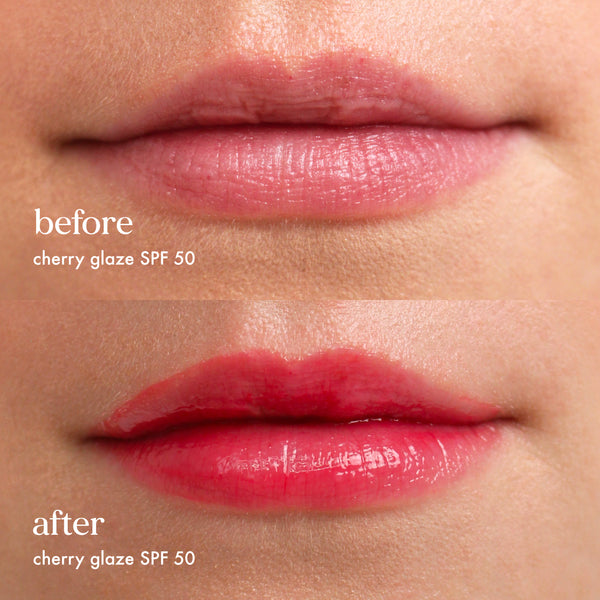 Hello Sunday The One For Your Lips Cherry Glaze Tinted Lip Balm SPF 50 With Shea Butter 15ml