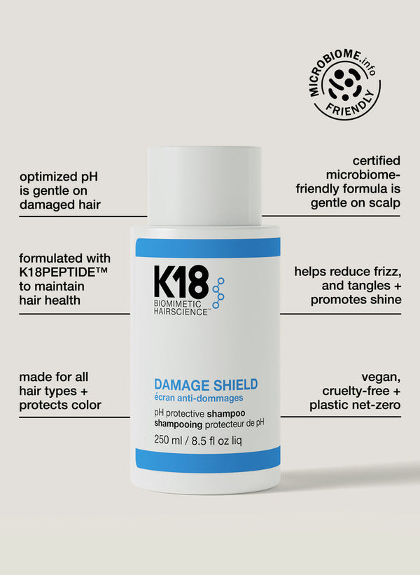 K18 Damage Shield pH Protective Shampoo 250ml