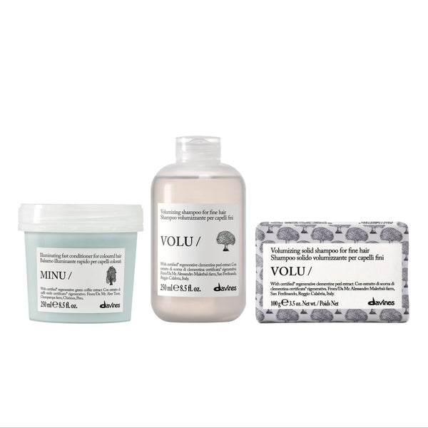  Davines VOLU Smooth Volume Trio 