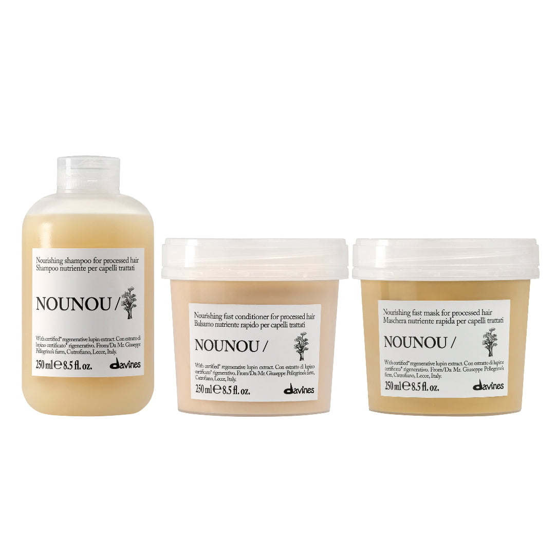  Davines NOUNOU Hair Rehab Trio 