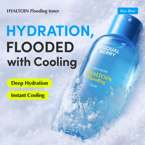 Eqqualberry Blue Blow Hyaltoin Flooding Toner 150ml