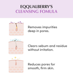 Eqqualberry Pore Fit Purple Rice Pore Purifying Pack Cleanser 130ml