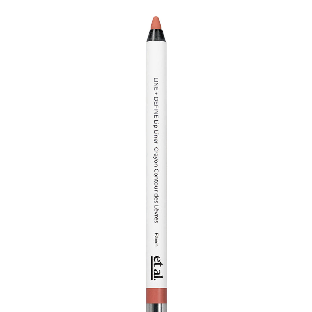 Lip liner with cap on a light gray background