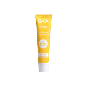 ‍Freebie: Q+A Peptide SPF50 Anti-Ageing Facial Sunscreen 10ml (100% off)