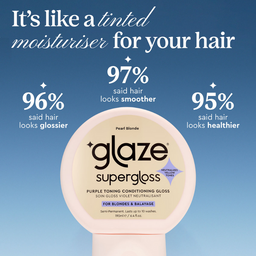 Glaze Supergloss Toning Conditioning Hair Gloss Pearl Blonde For Instant Shine 190ml