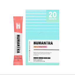 Humantra Berry Pomegranate Electrolyte Powder, 20 Sachets