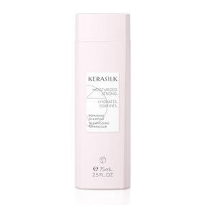 Kerasilk shampoo bottle on a white background