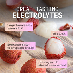 Humantra Lychee Electrolyte Powder, 20 Sachets