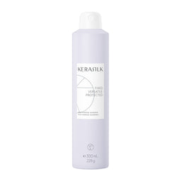 Kerasilk hair spray bottle on a white background