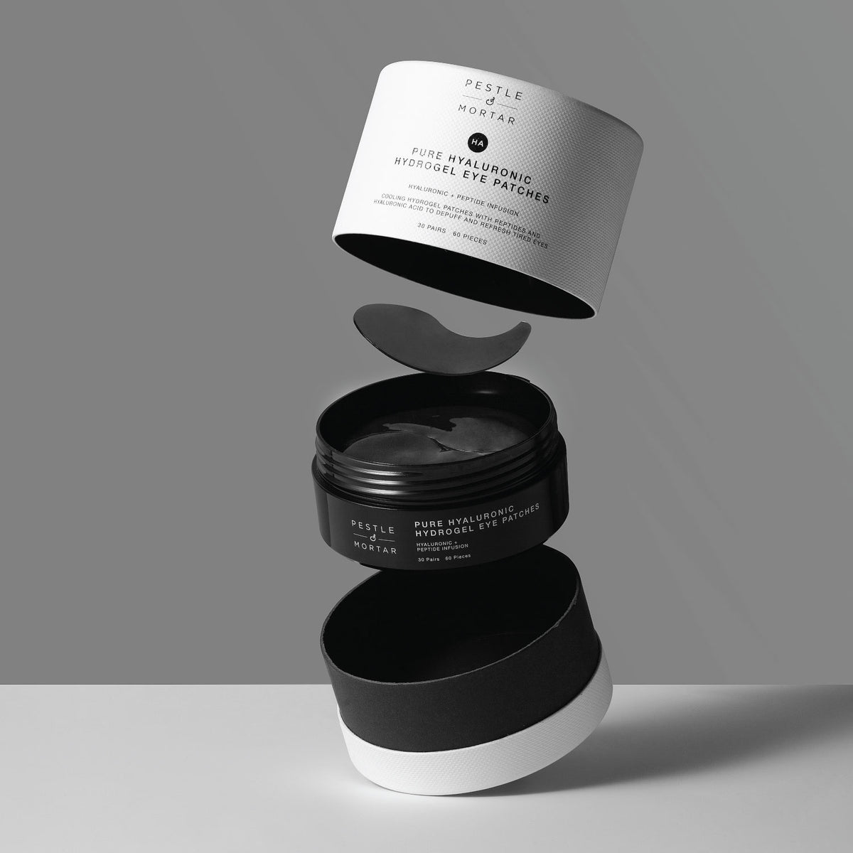 Pestle and Mortar Pure Hyaluronic Hydrogel Eye Patches