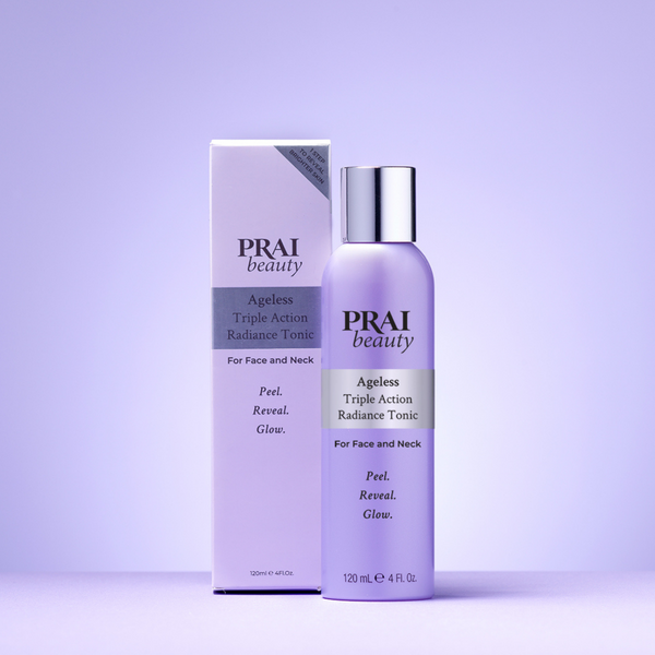 PRAI Beauty Ageless Triple Action Radiance Tonic for Face & Neck 160ml