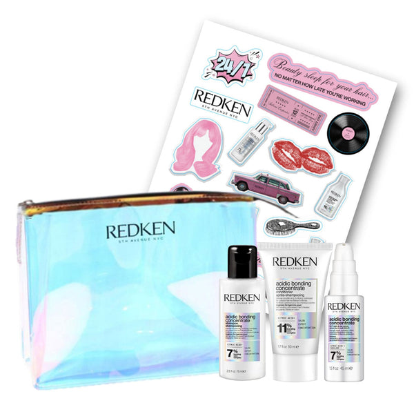 Redken Acidic Bonding Concentrate 24/7 Travel Pouch Set